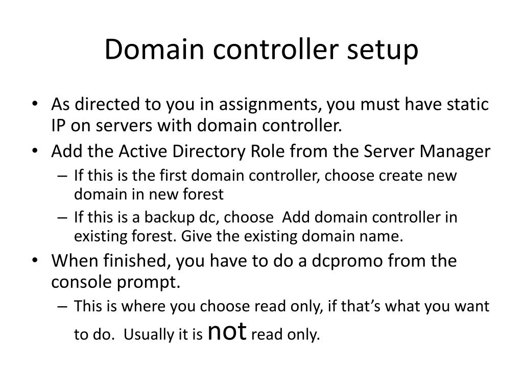 PPT Redundancy DHCP and Domain Controller PowerPoint Presentation