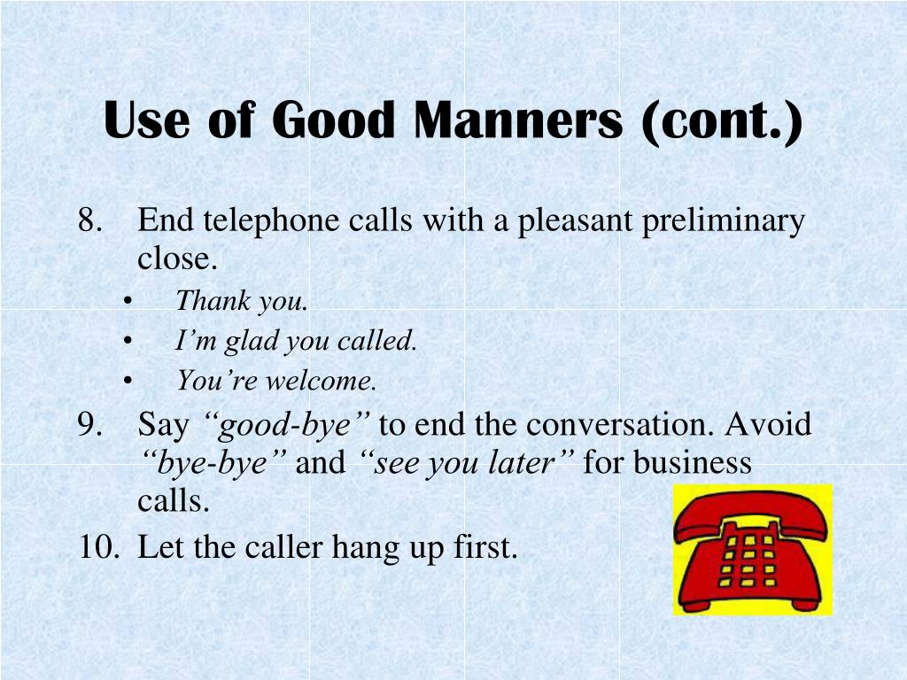 PPT TELEPHONE ETIQUETTE PowerPoint Presentation, free download ID
