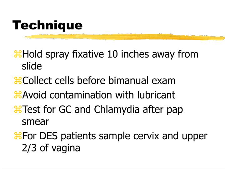 PPT The Pap Smear Technique and Interpretation PowerPoint