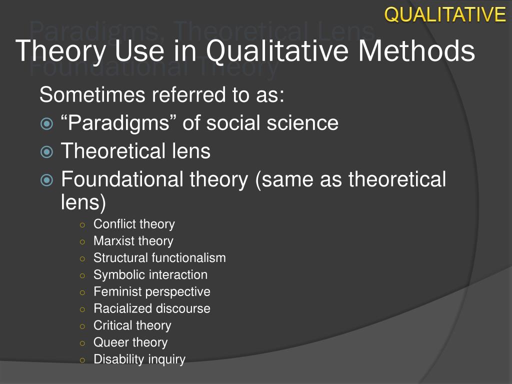 Qualitative Research Paper Theoretical Lens Example 6 feminist theory