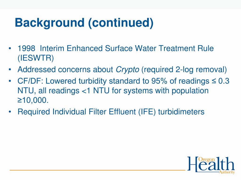 PPT Essentials of Surface Water Treatment PowerPoint Presentation