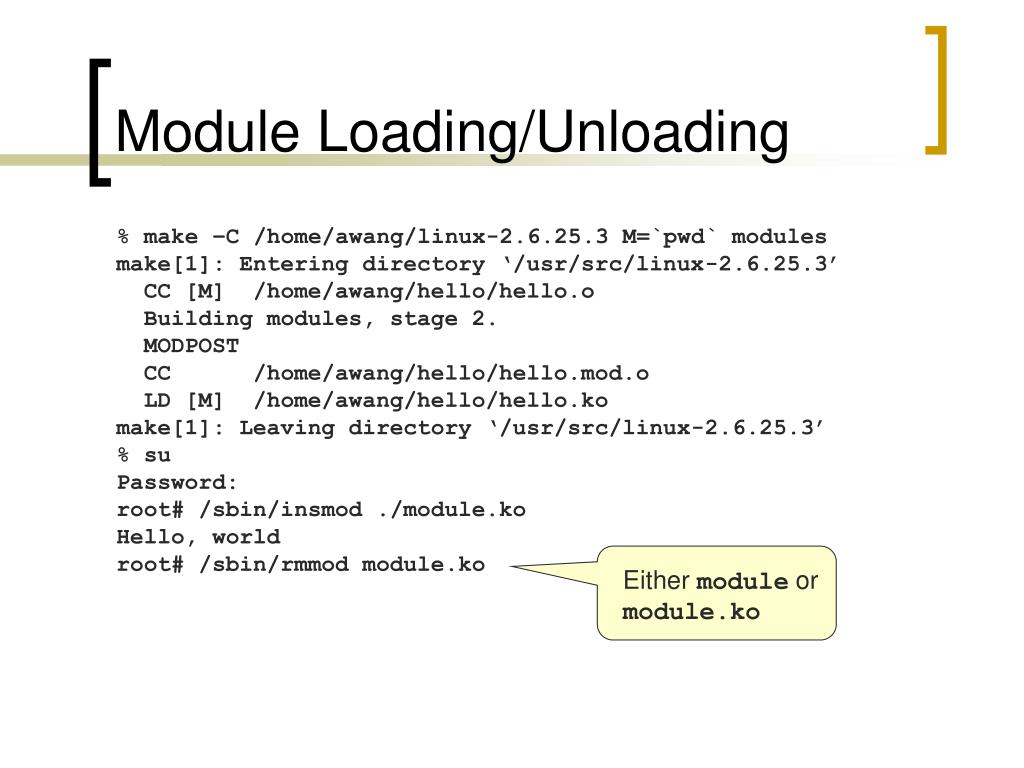 PPT Building and Running Modules PowerPoint Presentation, free