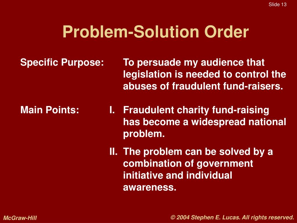 PPT Organizing the Body of the Speech PowerPoint Presentation, free