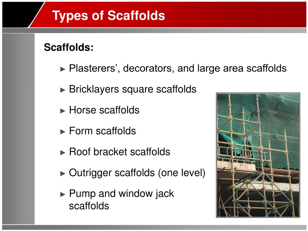 PPT Scaffold User in Construction PowerPoint Presentation, free