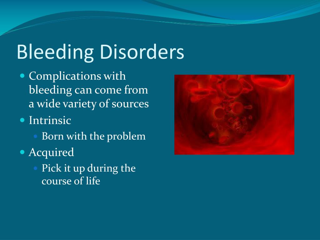 PPT Bleeding Complications and Prevention PowerPoint Presentation