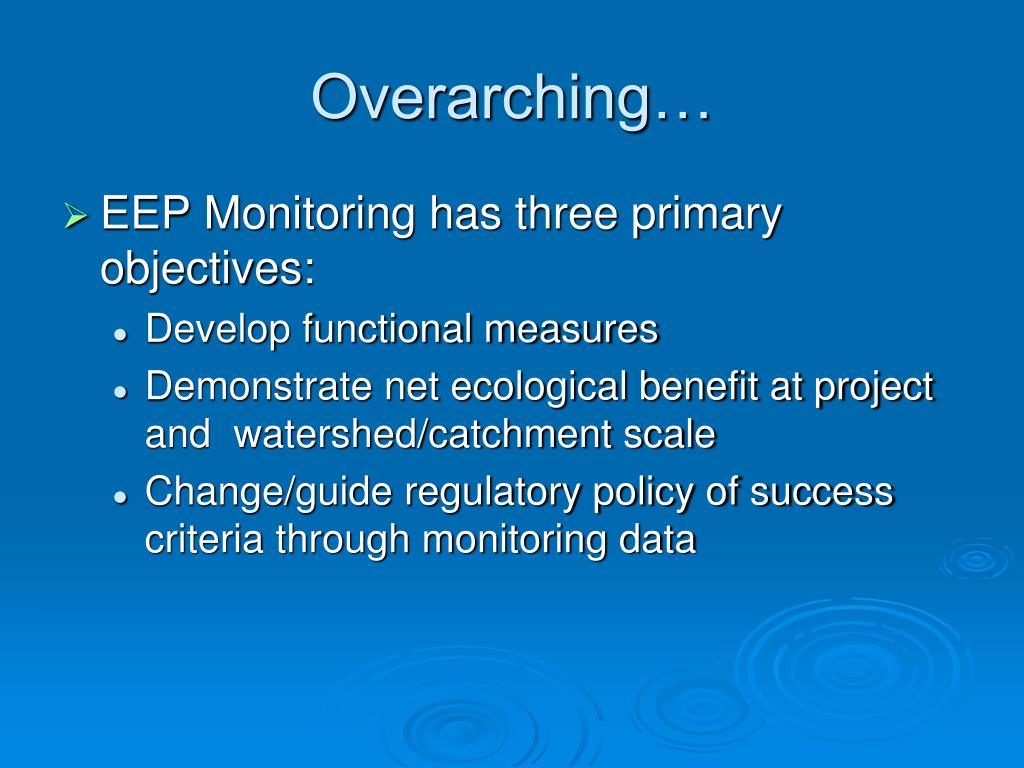 PPT North Carolina Ecosystem Enhancement Program (EEP) CVS/EEP