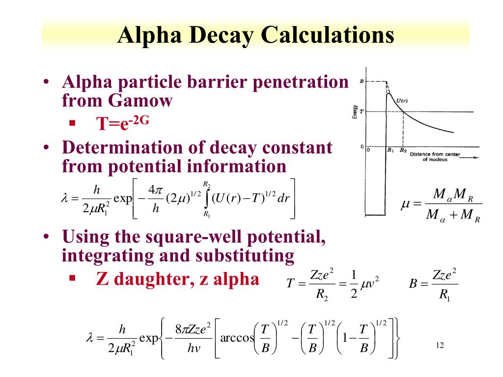 PPT Alpha Decay PowerPoint Presentation, free download