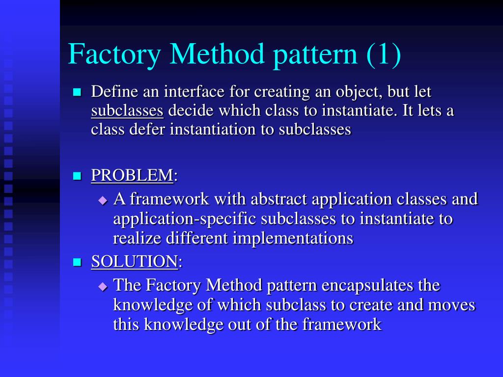 PPT Factory Method Pattern PowerPoint Presentation, free download