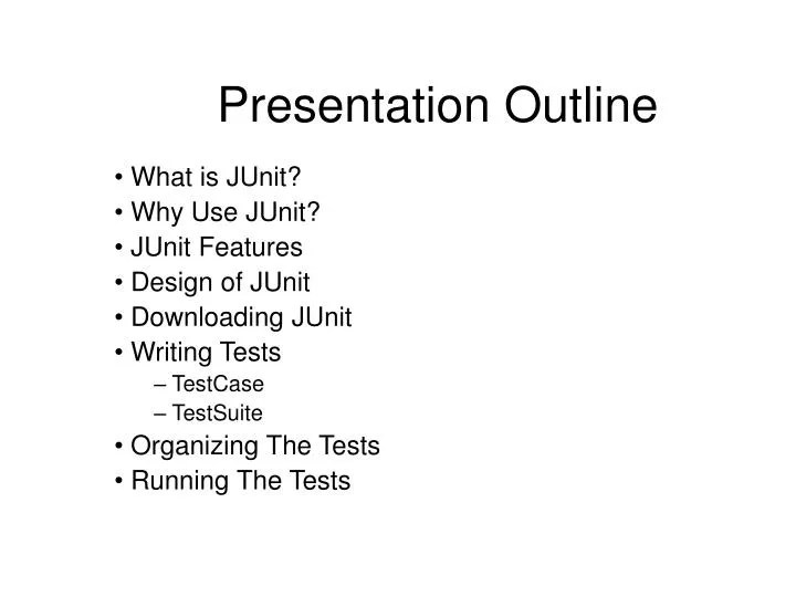 PPT Presentation Outline PowerPoint Presentation, free download ID