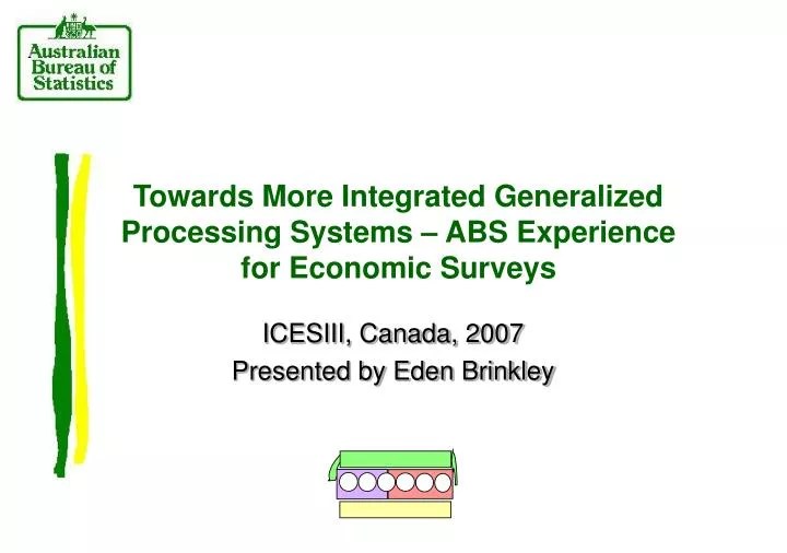 PPT Towards More Integrated Generalized Processing