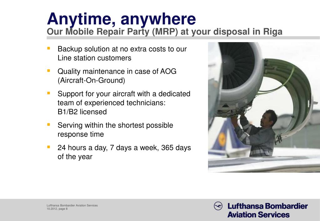 PPT Maintenance Riga International Airport Opportunities for