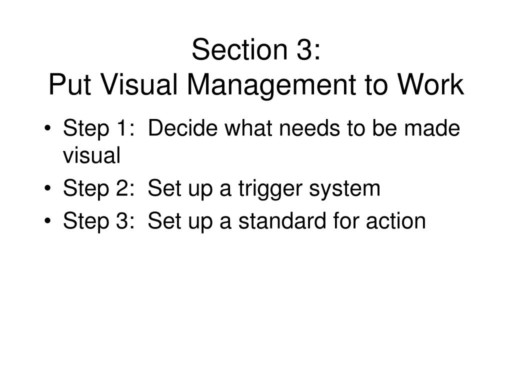 PPT Introduction to Visual Management PowerPoint Presentation, free