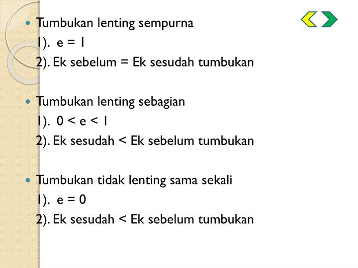 PPT MOMENTUM, IMPULS, HUKUM KEKEKALAN MOMENTUM DAN