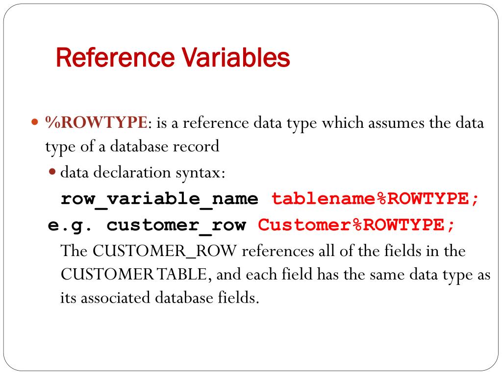 PPT PL/SQL PowerPoint Presentation ID1810812
