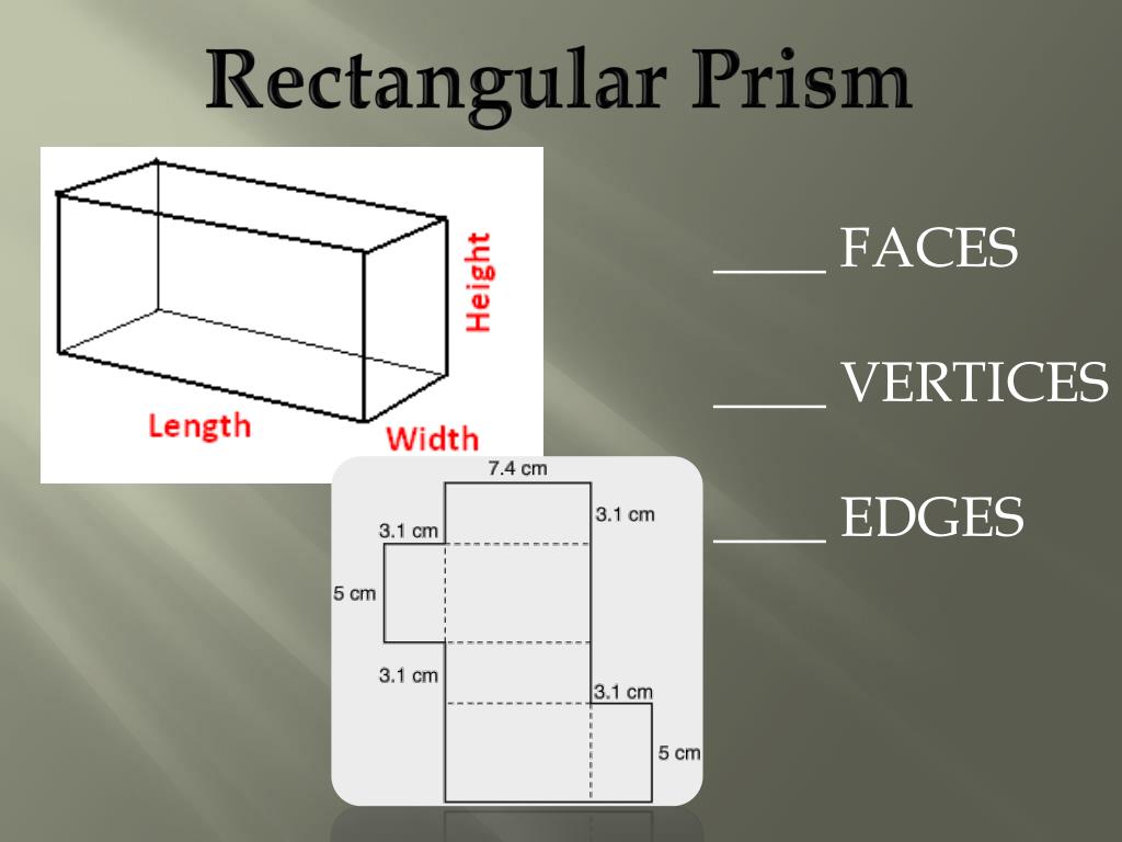 Rectangular Prism Faces Edges And Vertices Google Search