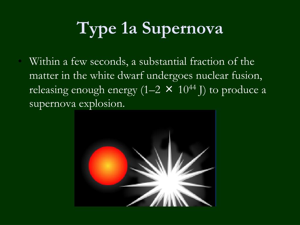 PPT Type 1a Supernovae PowerPoint Presentation, free download ID