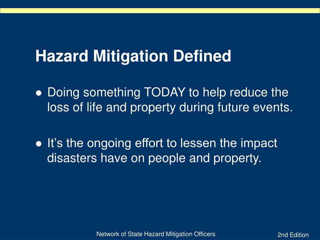 PPT Hazard Mitigation Overview PowerPoint Presentation, free download ID1815049