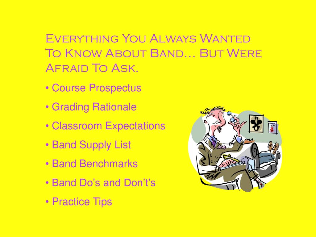 PPT To The Eastchester Middle School Band PowerPoint
