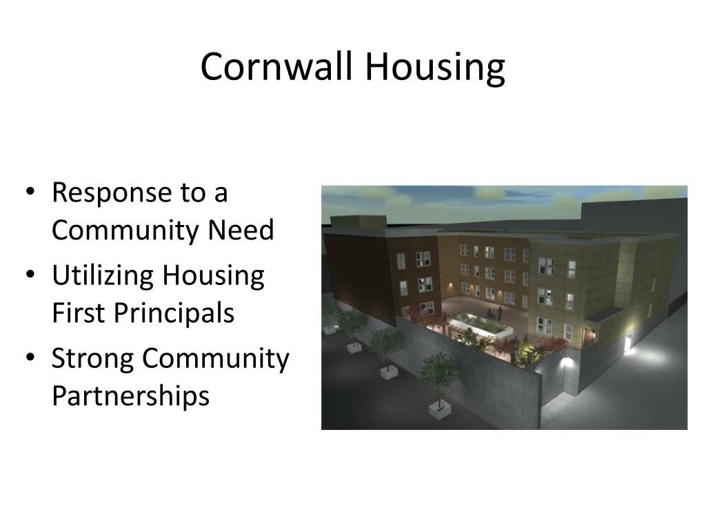 PPT Cornwall Housing Permanent Supportive Housing 1122 Cornwall Ave
