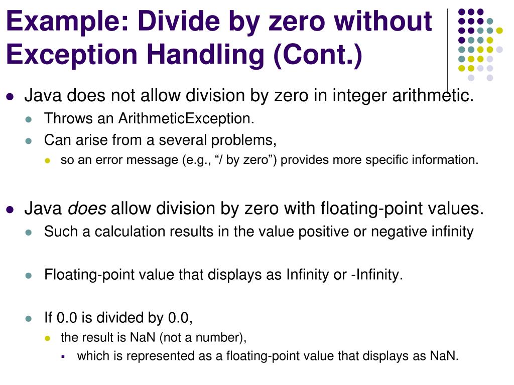 PPT Exceptions in Java PowerPoint Presentation, free download ID1817583