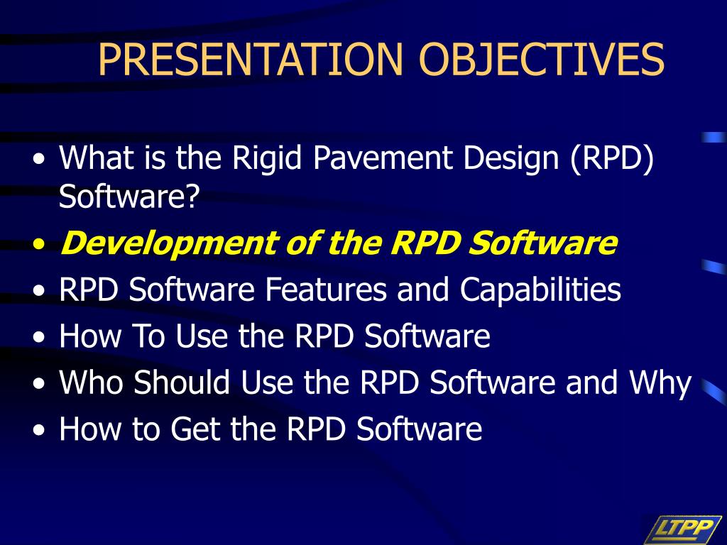 PPT Rigid Pavement Design Software PowerPoint