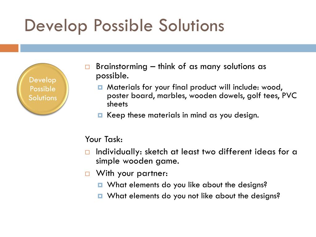 PPT The Design Process PowerPoint Presentation, free download ID