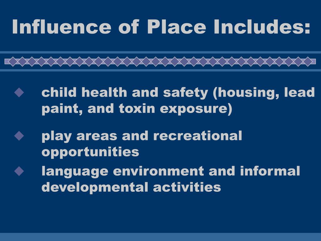 PPT Place Matters Addressing the Needs of Special Populations for School Readiness PowerPoint