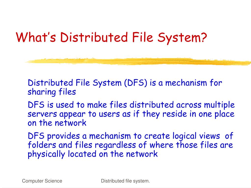 PPT DISTRIBUTED FILE SYSTEM Nhóm báo cáo PowerPoint Presentation