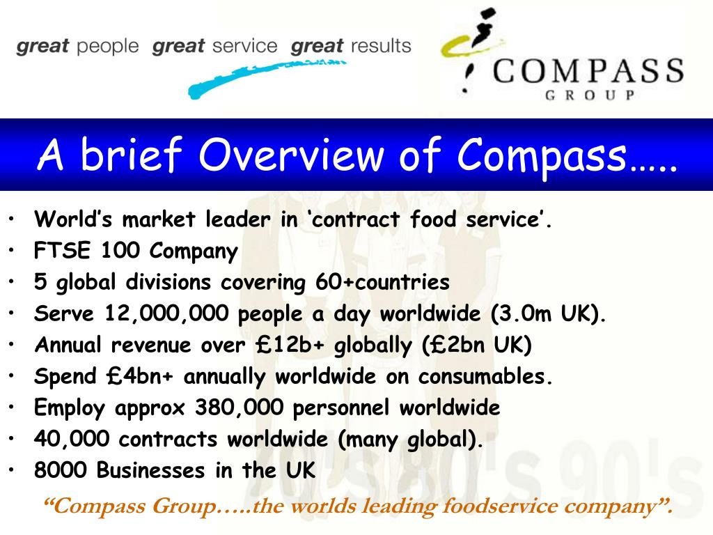 PPT “The worlds leading and largest foodservice company” PowerPoint
