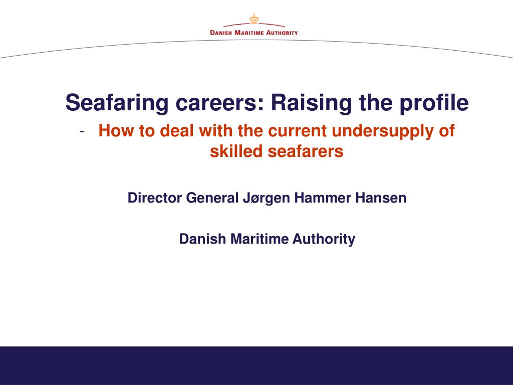 PPT Seafaring careers Raising the profile PowerPoint Presentation