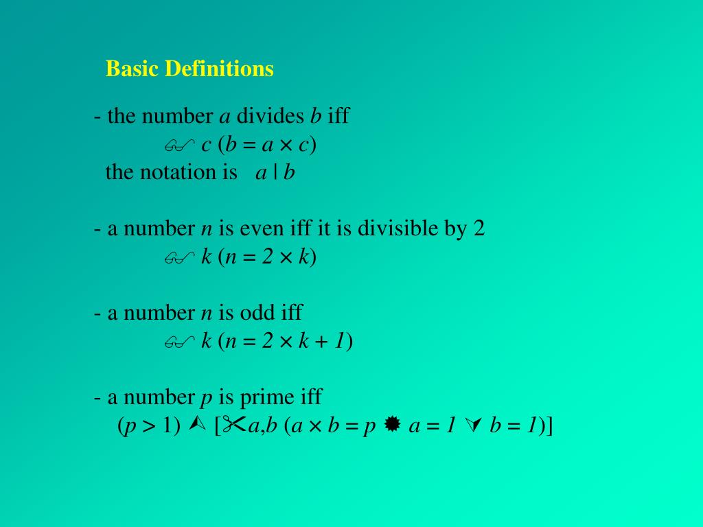 PPT Chapter 4 Elementary Number Theory PowerPoint Presentation, free download ID1829213