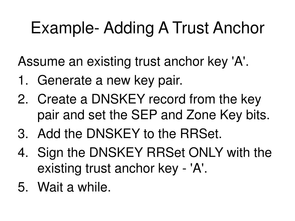 PPT Trust Anchor Update PowerPoint Presentation, free download ID
