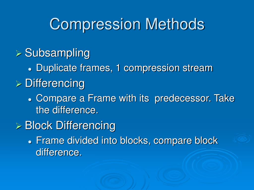 PPT Video Compression PowerPoint Presentation, free download ID1830846