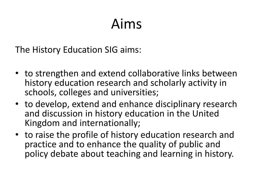 PPT What is history education research? Why is it important? How can