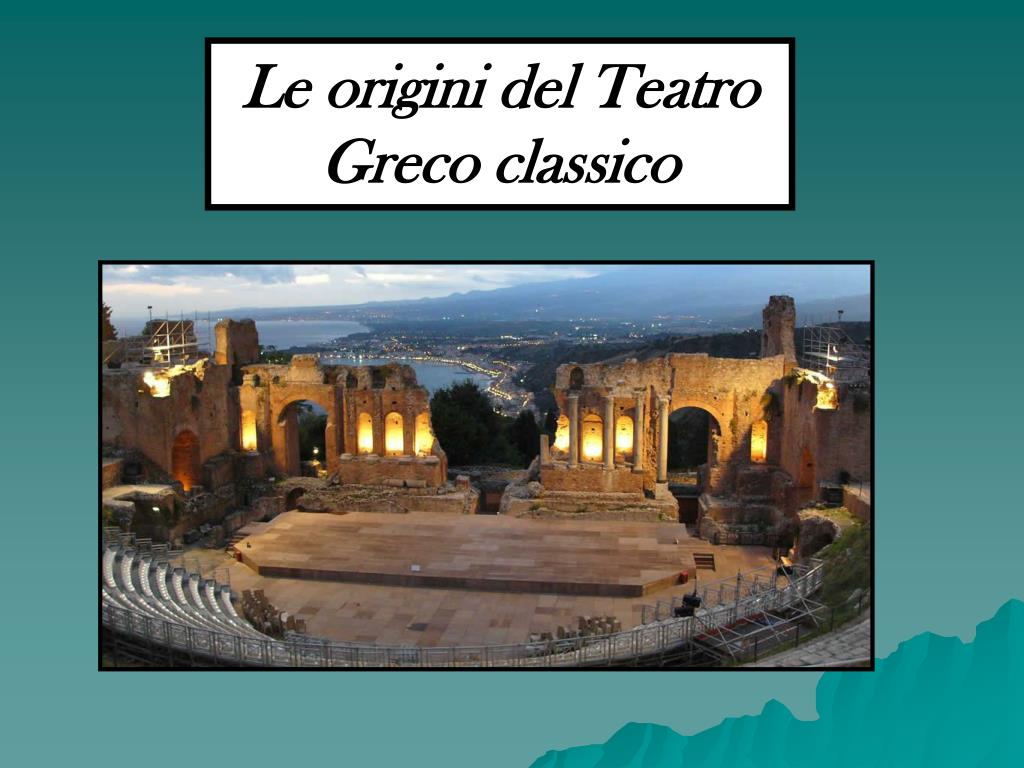 PPT Storia del Teatro… PowerPoint Presentation, free download ID
