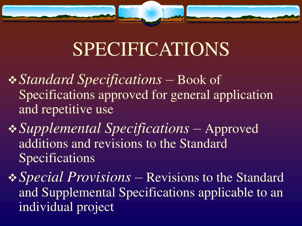PPT Standard Specifications For Road and Bridge Construction PowerPoint Presentation ID1832794