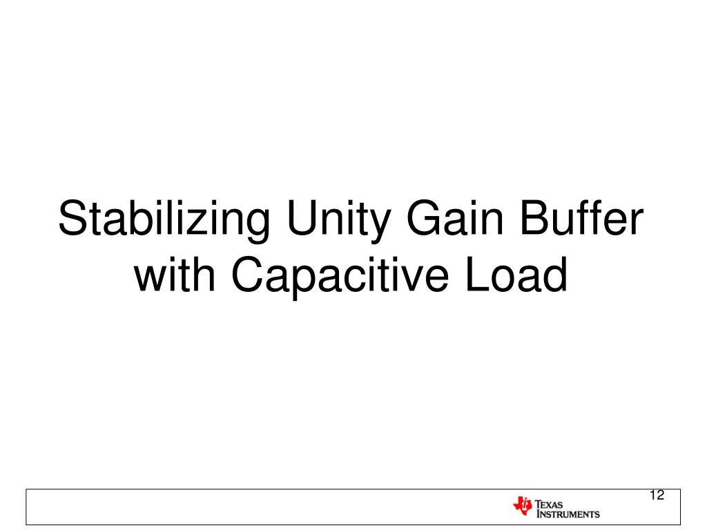 PPT Analog Electronics Stability PowerPoint Presentation