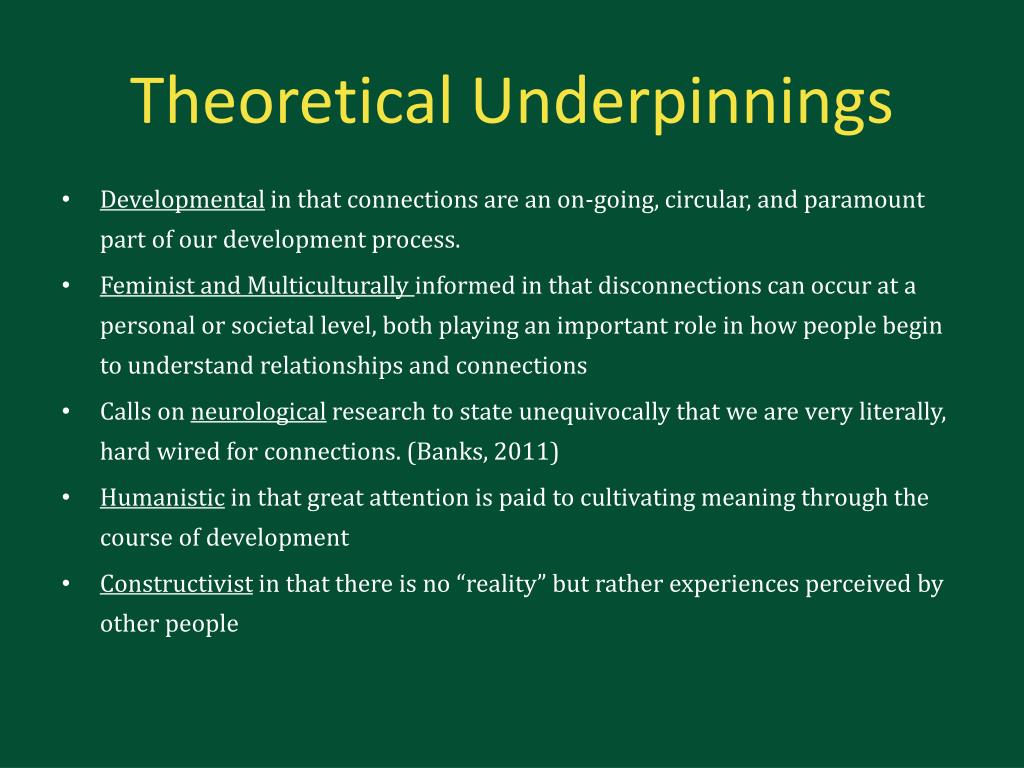 PPT Relational Cultural Theory Connections and Conversations in