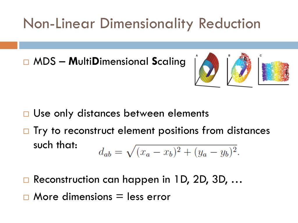 PPT Dimensionality Reduction PowerPoint Presentation, free download