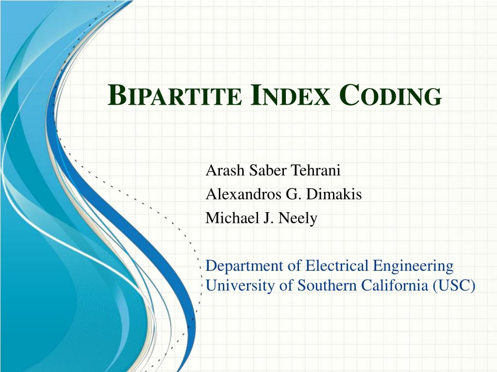 PPT Bipartite Index Coding PowerPoint Presentation, free download