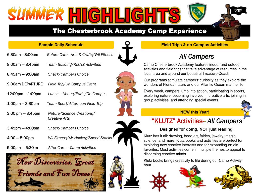 PPT Camp Schedule PowerPoint Presentation, free download ID1840734