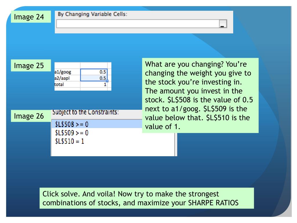 PPT Finding Sharpe Ratio PowerPoint Presentation, free download ID1841398