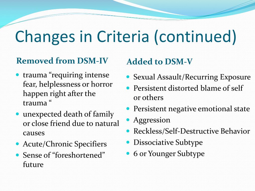 PPT Assessment and Diagnosis of PTSD with the DSMV PowerPoint