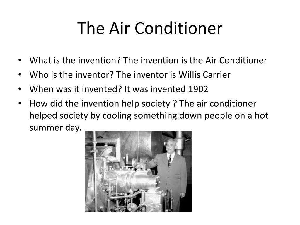 PPT The Air Conditioner PowerPoint Presentation, free download ID