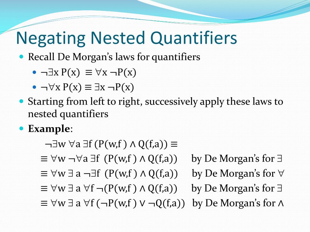 PPT Nested Quantifiers PowerPoint Presentation, free download ID