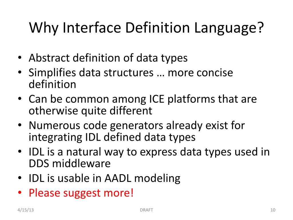 PPT 1107310201 Domain Information Model & Interface Definition