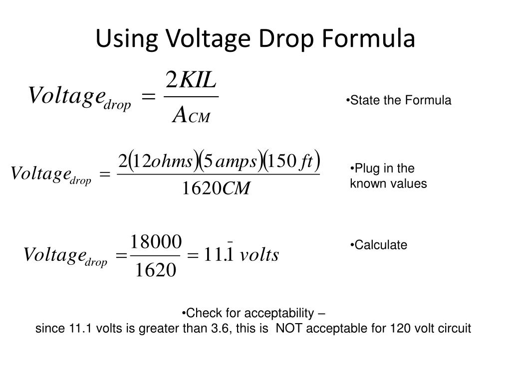 Sewage calculation formula