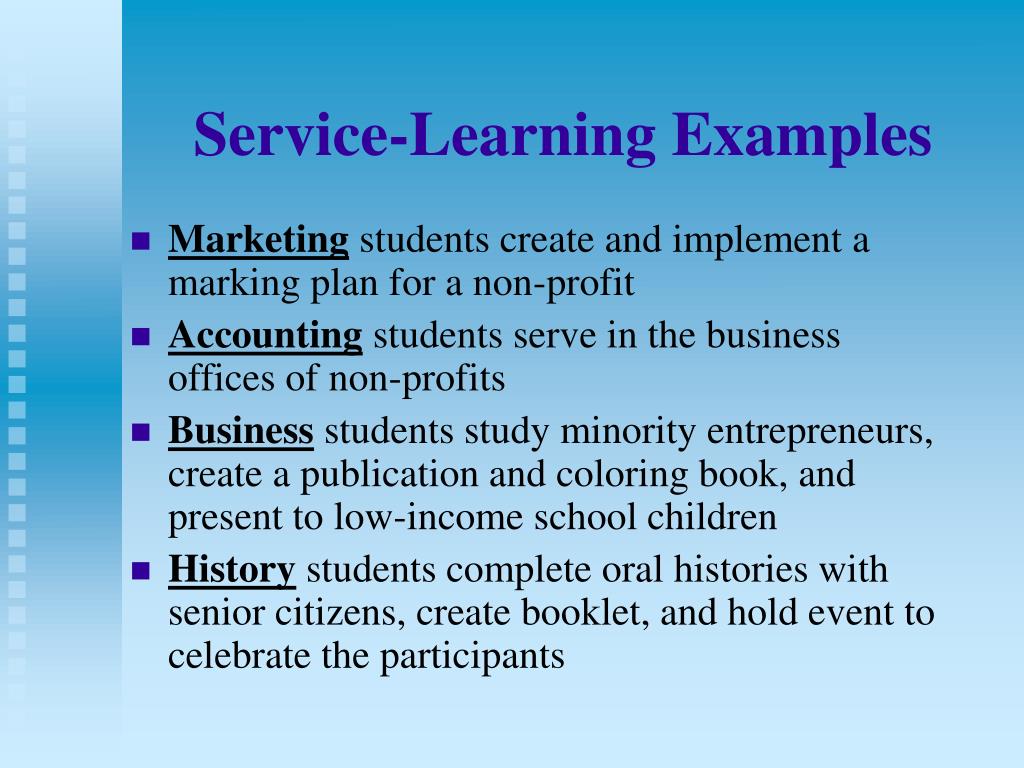 PPT Nuts and Bolts of ServiceLearning PowerPoint Presentation, free