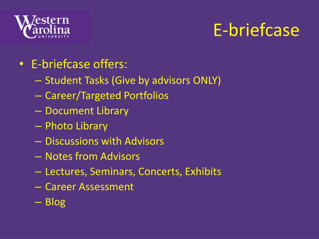 PPT Quality Enhancement Program ElectronicBriefcase PowerPoint