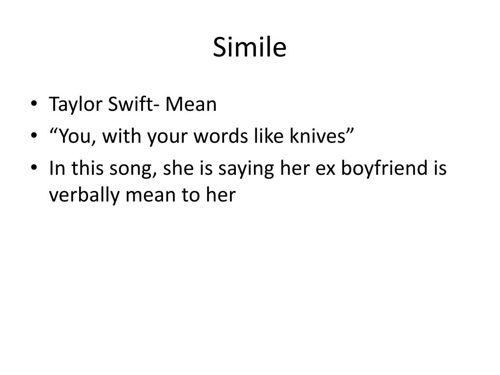 PPT - Figurative Language in Songs PowerPoint Presentation, free